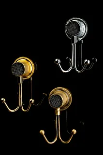 Крючок двойной Boheme Royal Cristal 10926-CR-B хром/чёрный